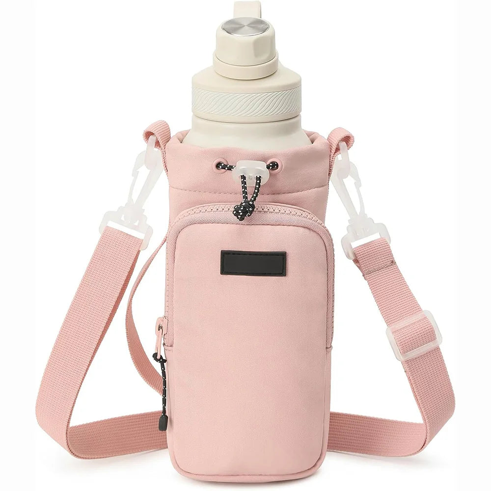 Isolert vannflaskeveske med skulderstropp