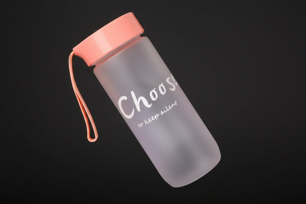 600 ml matt plastvannflaske