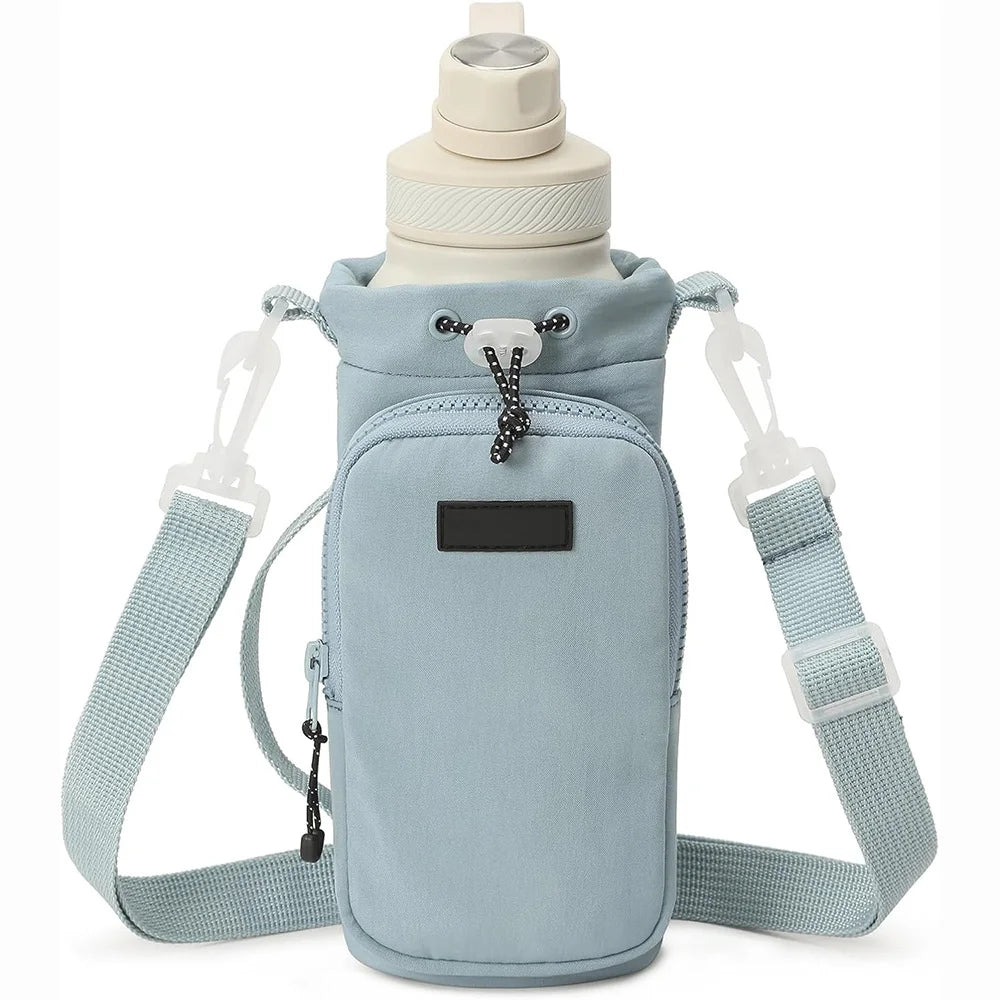 Isolert vannflaskeveske med skulderstropp