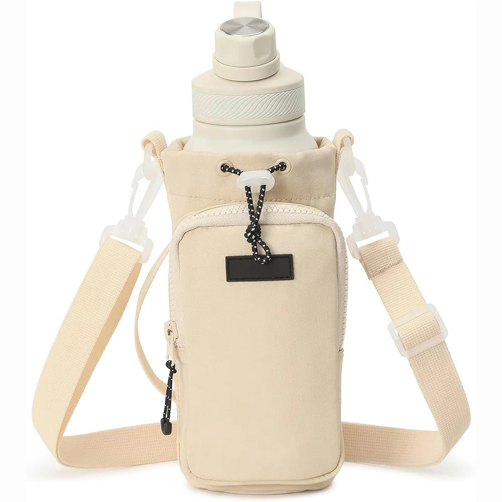 Isolert vannflaskeveske med skulderstropp