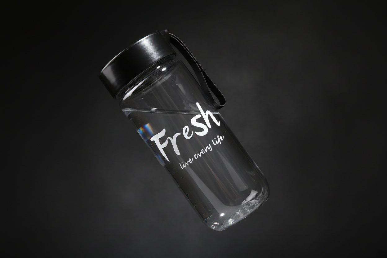 600 ml matt plastvannflaske