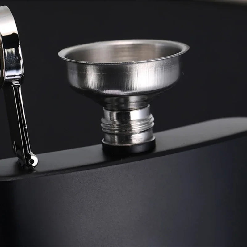 355 ml lommelærke i rustfritt stål