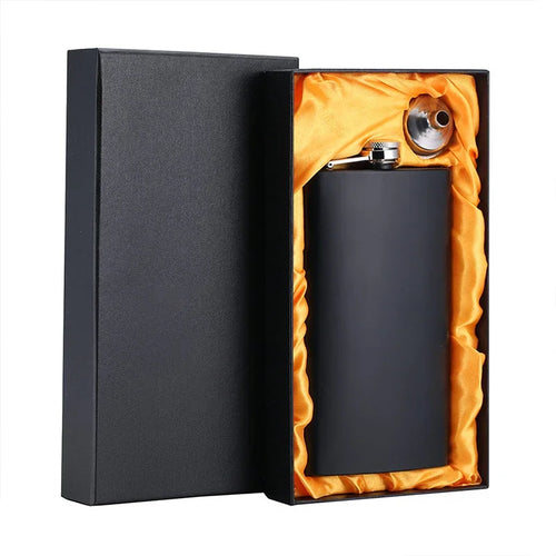 355 ml lommelærke i rustfritt stål